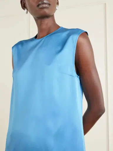 Stella McCartney Darted Satin Top | Thumbnail 5 Stella McCartney Darted Satin Top | Thumbnail 5