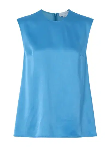 Stella McCartney Darted Satin Top | Thumbnail 1 Stella McCartney Darted Satin Top | Thumbnail 1