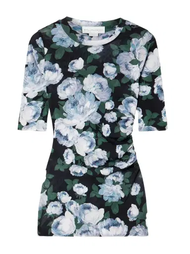 Stella McCartney Floral-print Mesh Top | Thumbnail 1 Stella McCartney Floral-print Mesh Top | Thumbnail 1