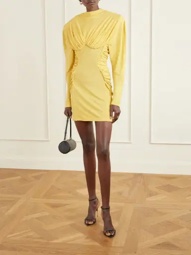 Stella McCartney Ruched Jersey Mini Dress | Thumbnail 2