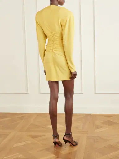 Stella McCartney Ruched Jersey Mini Dress | Thumbnail 3