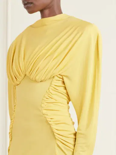 Stella McCartney Ruched Jersey Mini Dress | Thumbnail 4