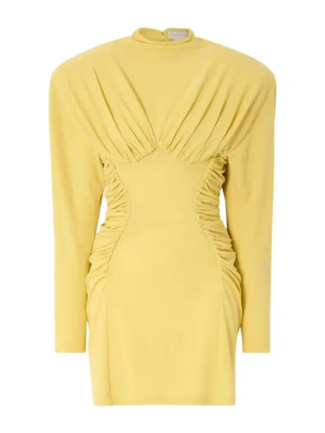 Ruched Jersey Mini Dress