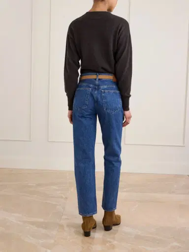 Anine Bing Kate Mid-rise Slim-leg Jeans | Thumbnail 4