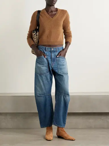 Nili Lotan Shon High-rise Barrel-leg Jeans | Thumbnail 2