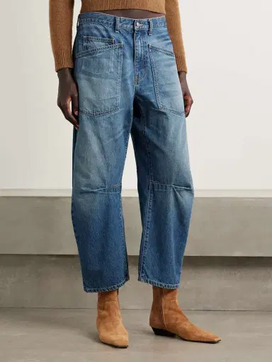 Nili Lotan Shon High-rise Barrel-leg Jeans | Thumbnail 3