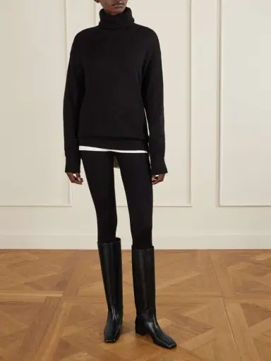 CHRISTEN Classic Square Leather Knee Boots | Thumbnail 4 CHRISTEN Classic Square Leather Knee Boots | Thumbnail 4