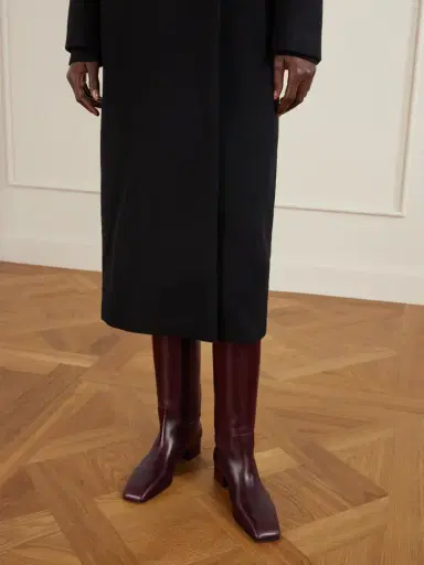 CHRISTEN Classic Square Leather Knee Boots | Thumbnail 2 CHRISTEN Classic Square Leather Knee Boots | Thumbnail 2