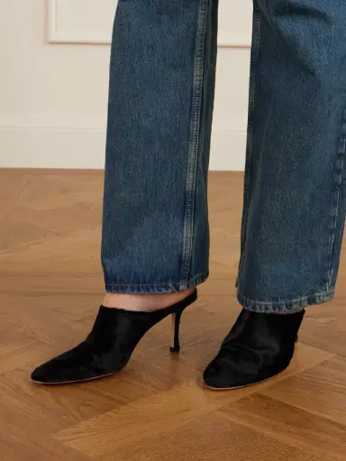 CHRISTEN Elipse Calf Hair Mules | Thumbnail 2 CHRISTEN Elipse Calf Hair Mules | Thumbnail 2