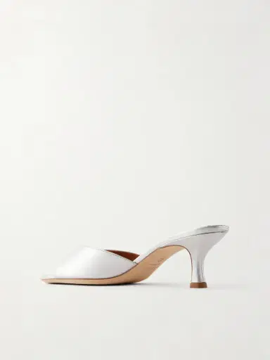 Staud Brigitte Metallic Leather Mules | Thumbnail 3 Staud Brigitte Metallic Leather Mules | Thumbnail 3