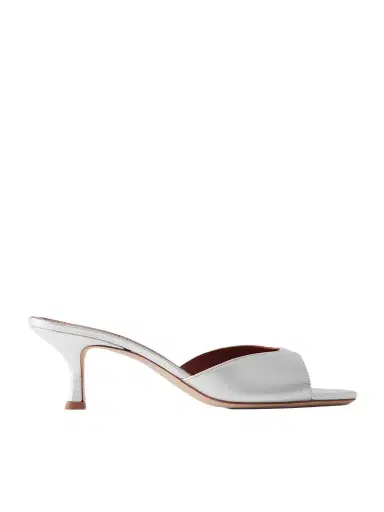 Staud Brigitte Metallic Leather Mules | Thumbnail 1 Staud Brigitte Metallic Leather Mules | Thumbnail 1