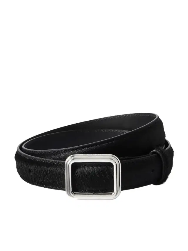 The Georgia Wide Calf Hair Belt