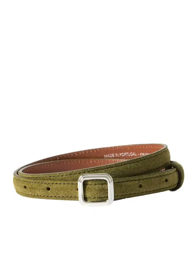 The Georgia Slim Suede Waist Belt