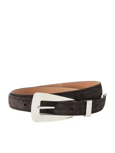 Khaite Lucca Suede Belt | Thumbnail 1 Khaite Lucca Suede Belt | Thumbnail 1