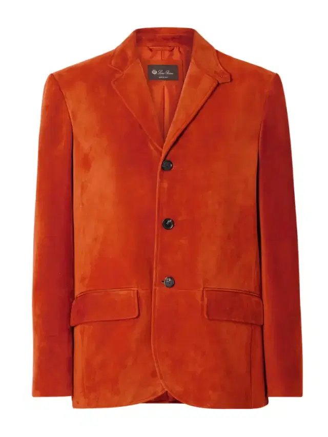 Loro Piana Norick Paneled Suede Blazer