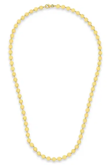 Jennifer Meyer Mini Circle Link Necklace | Thumbnail 1