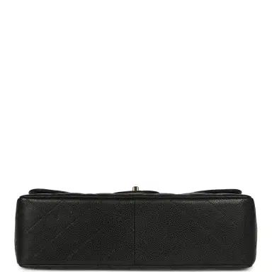 Chanel Chanel Jumbo Classic Single Flap Bag Black Caviar Gold Hardware | Thumbnail 6 Chanel Chanel Jumbo Classic Single Flap Bag Black Caviar Gold Hardware | Thumbnail 6