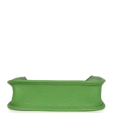 HERMÈS Hermes Evelyne TPM Vert Yucca Clemence Palladium Hardware | Thumbnail 6 HERMÈS Hermes Evelyne TPM Vert Yucca Clemence Palladium Hardware | Thumbnail 6