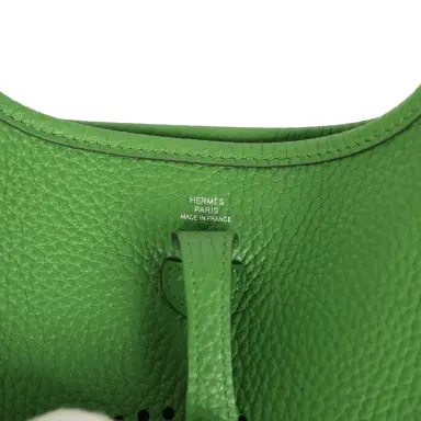 HERMÈS Hermes Evelyne TPM Vert Yucca Clemence Palladium Hardware | Thumbnail 7 HERMÈS Hermes Evelyne TPM Vert Yucca Clemence Palladium Hardware | Thumbnail 7