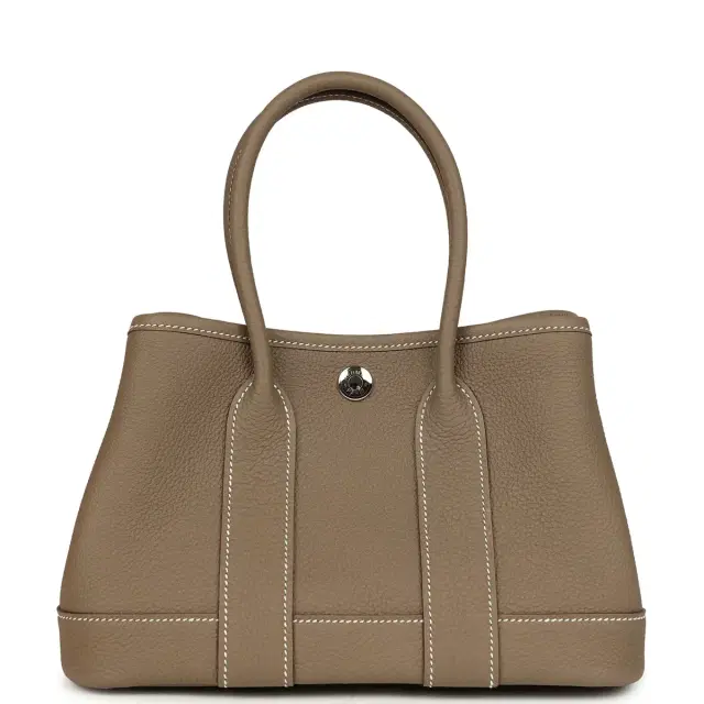 hermes Hermes Garden Party Neo 23 Etoupe Negonda Palladium Hardware