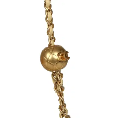 Chanel PENDING AUTH DONT LIST Pre-owned Chanel Mini Pearl Crush Square Flap Bag Yellow Lambskin Brushed Gold Hardware | Thumbnail 8