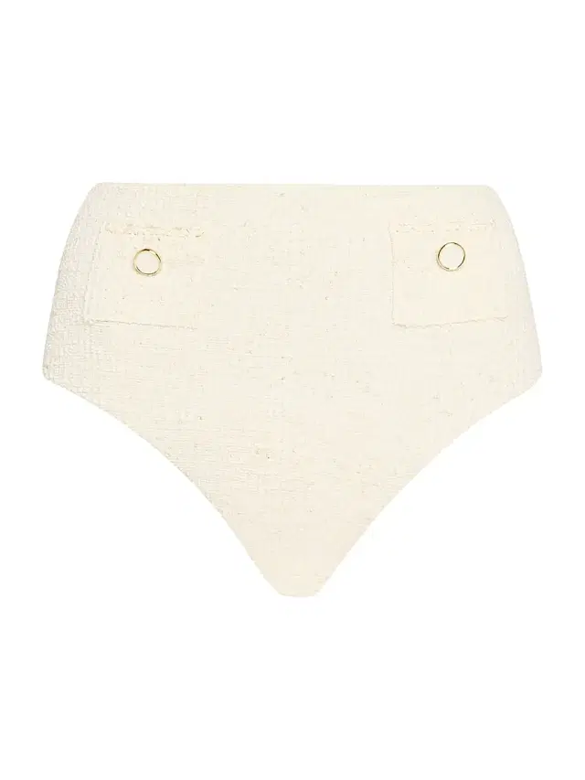 Women's Diana High-Waist Bikini Bottom - White