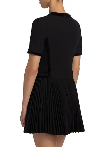 SIMKHAI Women's Doria Pleated Minidress - Black | Thumbnail 5 SIMKHAI Women's Doria Pleated Minidress - Black | Thumbnail 5