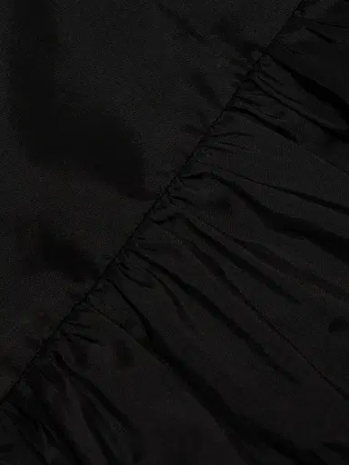 Simkhai Women's Cris Ruffle-Hem Minidress - Black - Size XS | Thumbnail 7 Simkhai Women's Cris Ruffle-Hem Minidress - Black - Size XS | Thumbnail 7
