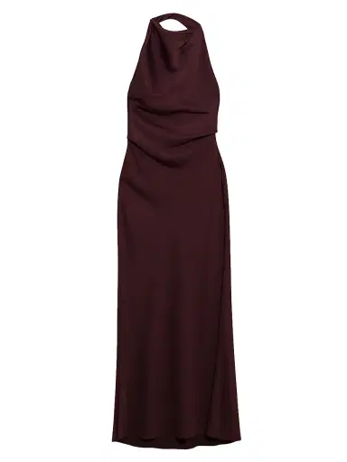 Simkhai Women's Reannon Draped Satin Gown | Thumbnail 1