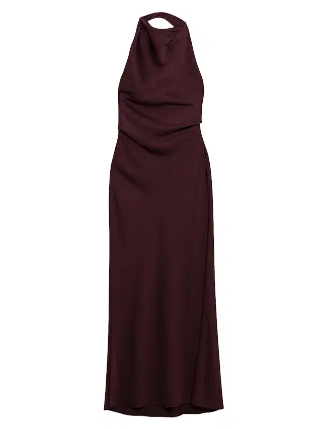 SIMKHAI Women's Reannon Draped Satin Gown - Red