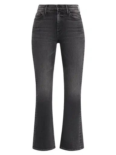 Mother Women's The Weekender Mid-Rise Stretch Flare Jeans - Nighty Night - Size 34 | Thumbnail 1