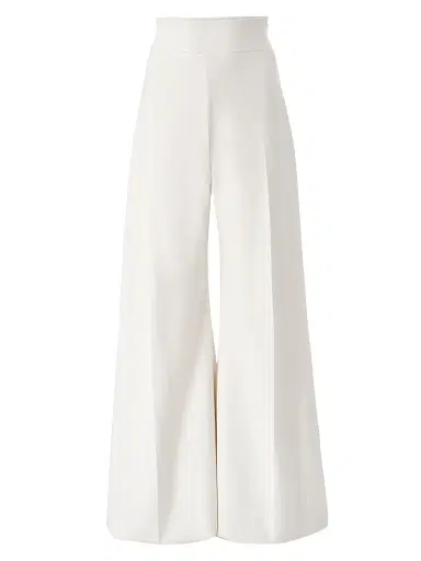 Carolina Herrera Women's Diane Wool Wide-Leg Pants - | Thumbnail 1