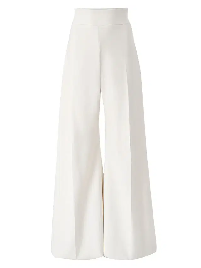 Women's Diane Wool Wide-Leg Pants -