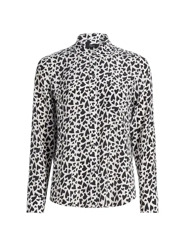Rails Women's Kathryn Heart-Print Top -  Amore