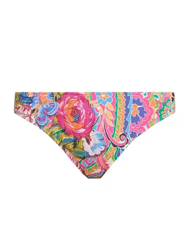 Johnny Was Women's Crispire Print Ruched Hipster Bikini Bottom - Crispire - Size XXL | Thumbnail 1 Johnny Was Women's Crispire Print Ruched Hipster Bikini Bottom - Crispire - Size XXL | Thumbnail 1