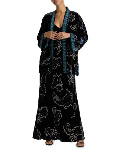 Johnny Was Women's Merhawi Kimono-Inspired Jacket - Monade | Thumbnail 2