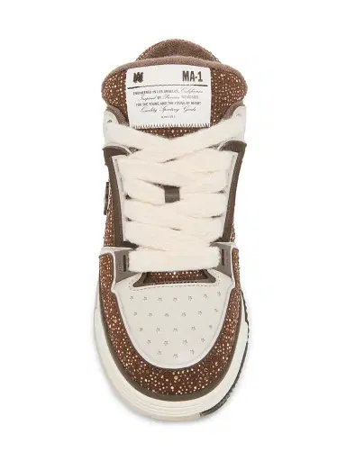 AMIRI Men's Crystal MA Low-Top Sneakers - Dark Brown - Size 8 | Thumbnail 4 AMIRI Men's Crystal MA Low-Top Sneakers - Dark Brown - Size 8 | Thumbnail 4