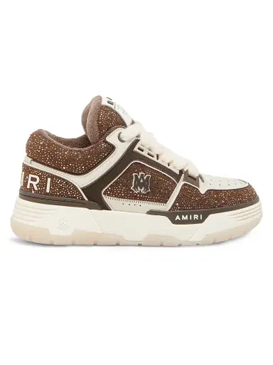 AMIRI Men's Crystal MA Low-Top Sneakers - Dark Brown - Size 8 | Thumbnail 1 AMIRI Men's Crystal MA Low-Top Sneakers - Dark Brown - Size 8 | Thumbnail 1