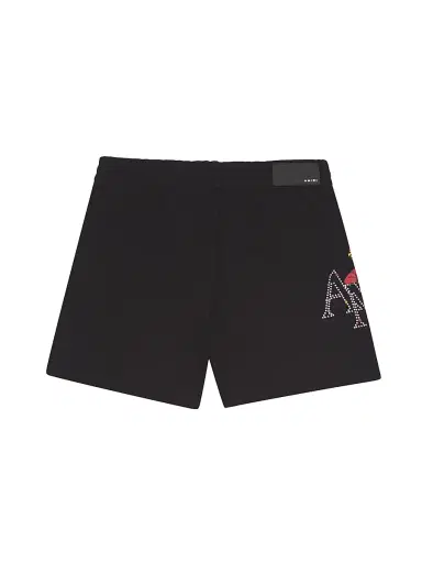 AMIRI Unisex Little Kid's & Kid's Cotton Tiger Logo Graphic Sweatshorts | Thumbnail 3