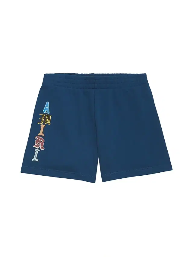 Amiri Little Kid's & Kid's Cotton Varsity Patch Logo Sweatshorts - Dark Indigo