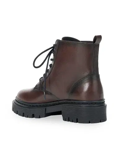 Staud Women's Henry Leather Combat Boots - Espresso | Thumbnail 3 Staud Women's Henry Leather Combat Boots - Espresso | Thumbnail 3