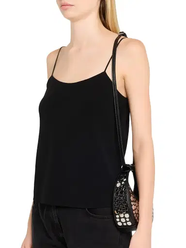 Staud Women's Goodnight Studded Oval Top Handle Bag - Rivets | Thumbnail 2 Staud Women's Goodnight Studded Oval Top Handle Bag - Rivets | Thumbnail 2