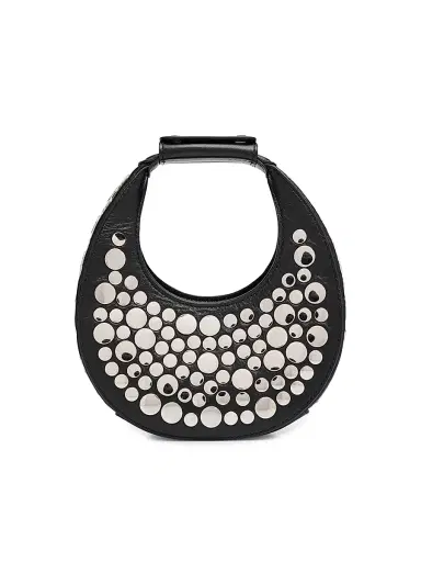Staud Women's Goodnight Studded Oval Top Handle Bag - Rivets | Thumbnail 1 Staud Women's Goodnight Studded Oval Top Handle Bag - Rivets | Thumbnail 1