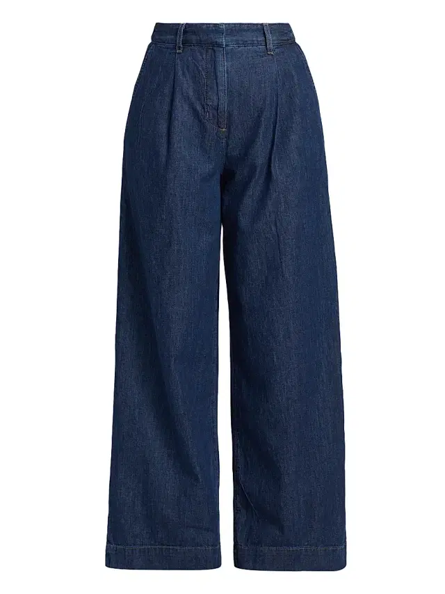 Women's Hudson St Denim High-Rise Wide-Leg Jeans - Dark Stone