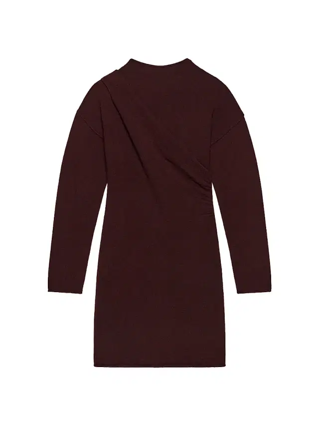 Helmut Lang Women's Plush Slouchy Minidress - Burgundy