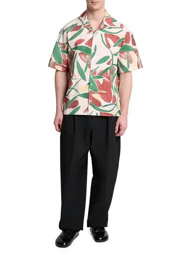 Jacquemus Men's Fonccio Camp Shirt - Size 44 | Thumbnail 2 Jacquemus Men's Fonccio Camp Shirt - Size 44 | Thumbnail 2