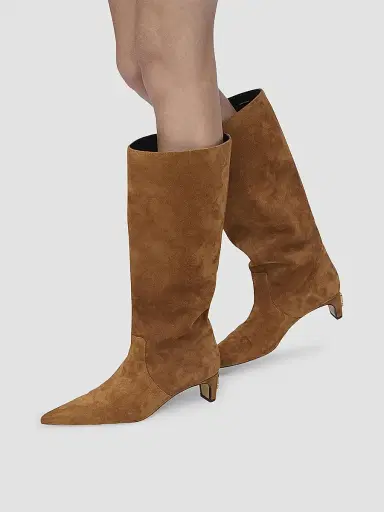 Marc Jacobs Women's The Mel Suede Knee-High Boots - Brown - Size 5 | Thumbnail 2