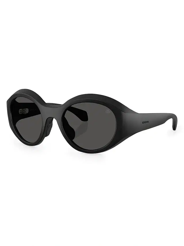 Men's Satellite 51MM Round Sunglasses - Black