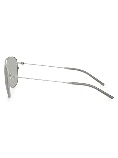 Moncler Men's Orbit 57MM Aviator Sunglasses - Silver | Thumbnail 3