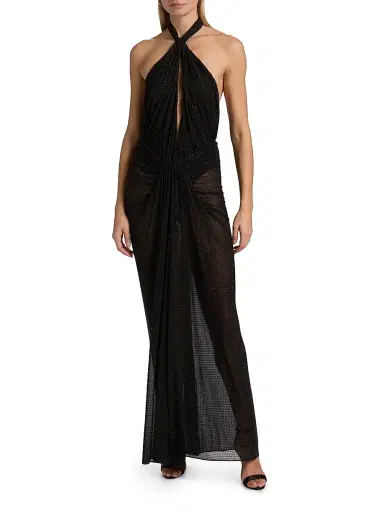 Ronny Kobo Women's Katia Rhinestone-Embellished Maxi Dress | Thumbnail 2